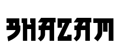 Shazam Font Image