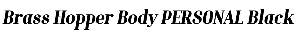 Brass Hopper Body PERSONAL Black Font Image