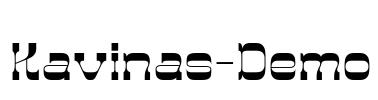 Kavinas-Demo Font Image