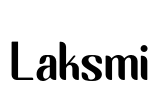 Laksmi Font Image