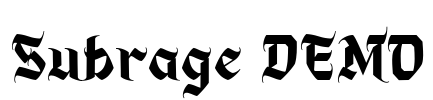 Subrage DEMO
