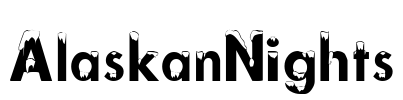 AlaskanNights Font Image