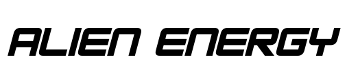Alien Energy Font Image