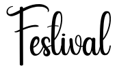 Festival Font Image