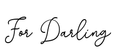 For Darling Font Image