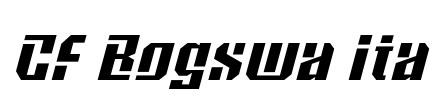 CF Bogswa Ita Font Image