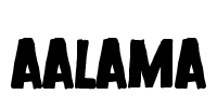 Aalama Font Image