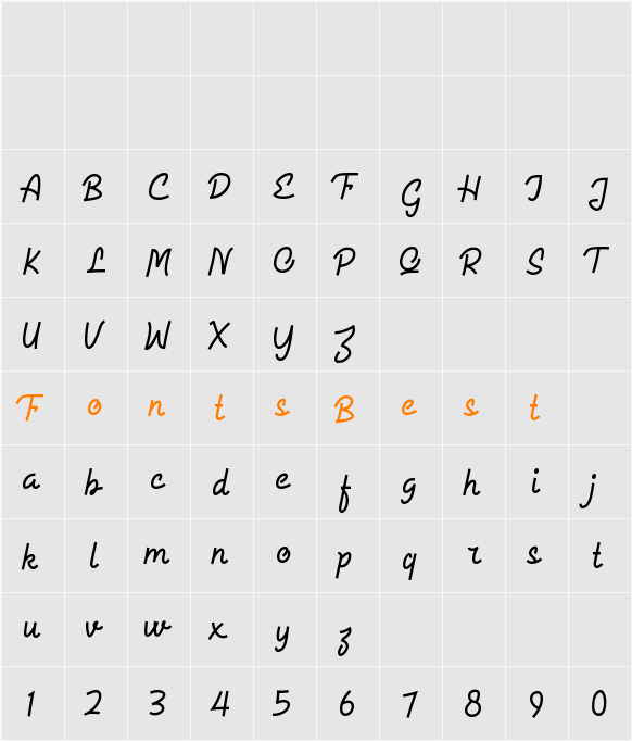 Allysia Character Map