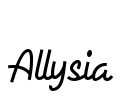 Allysia Font Image