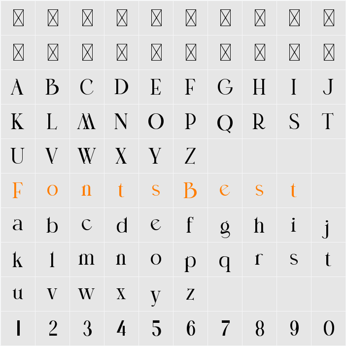 KatieMilky Character Map