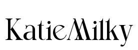 KatieMilky Font Image