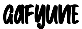 Gafyune Font Image