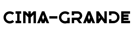 Cima-Grande Font Image