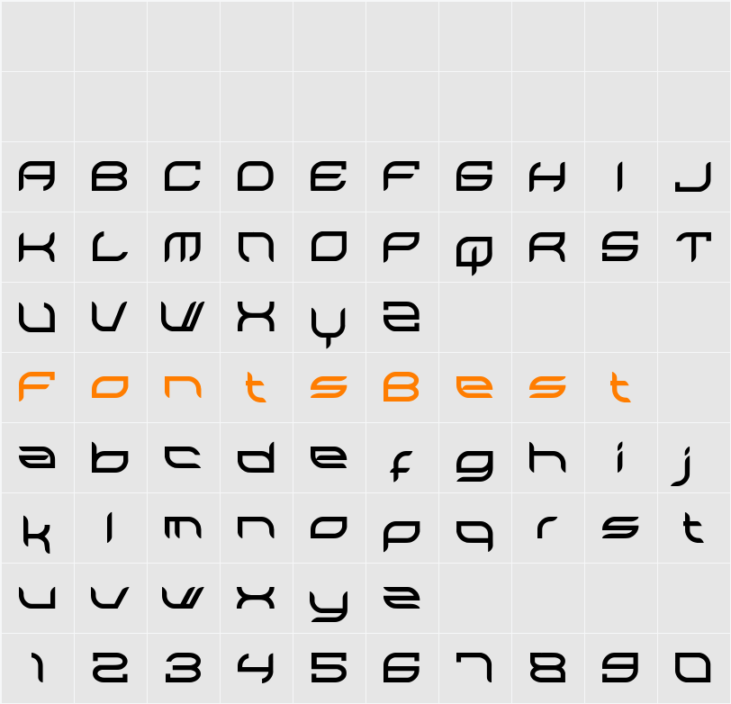Allegias Character Map