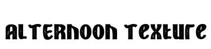 ALTERNOON Texture Font Image