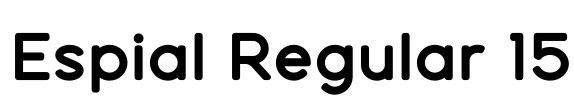 Espial Regular 15 Font Image