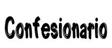 Confesionario Font Image