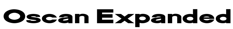 Oscan Expanded Font Image