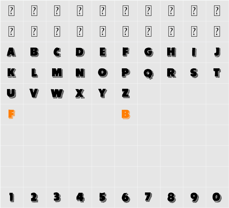 Giants Character Map