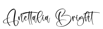 Anettalia Bright Font Image