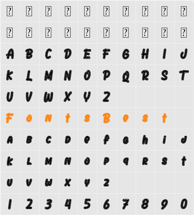 Jumps Stop Character Map