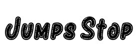 Jumps Stop Font Image