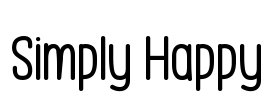 Simply Happy Font Image