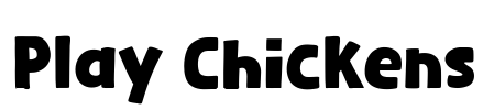 Play Chickens Font Image