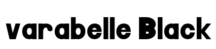 varabelle Black Font Image