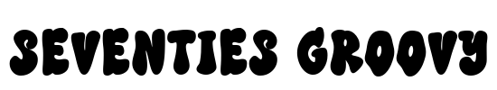 SEVENTIES GROOVY Font Image
