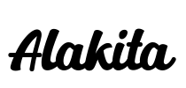 Alakita Font Image