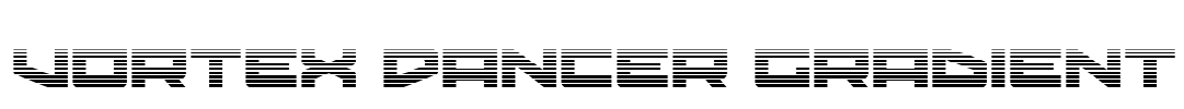 Vortex Dancer Gradient Font Image