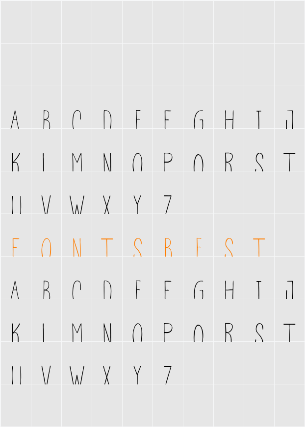 Marsya Font Duo Character Map