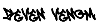 Seven Venom Font Image