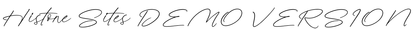 Histone Sites DEMO VERSION Font Image