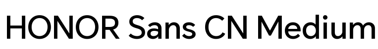 HONOR Sans CN Medium