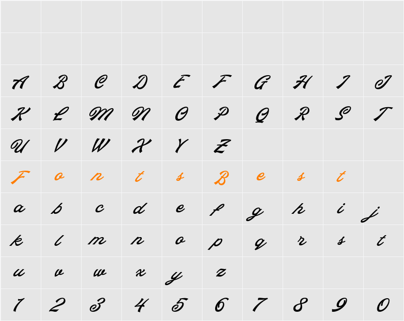 Demo The Huncher Character Map