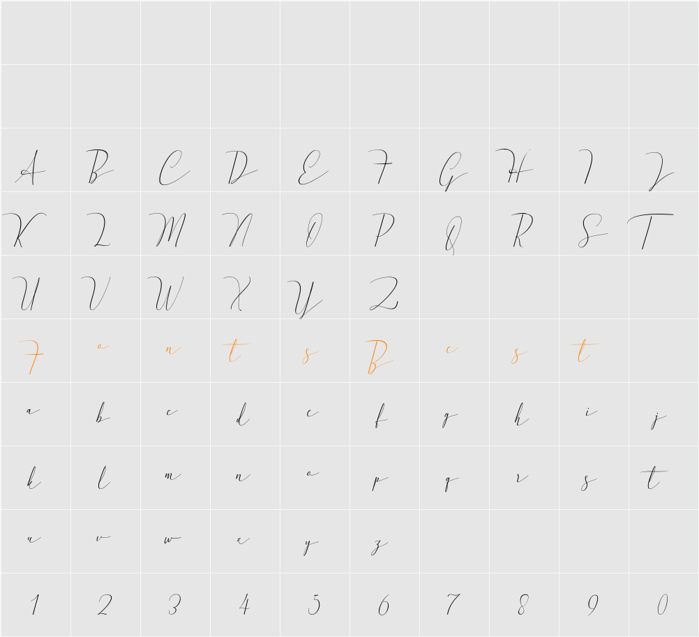Absolute Character Map
