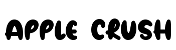 Apple Crush Font Image