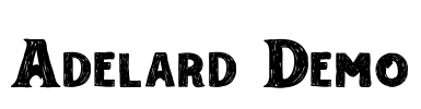 Adelard Demo Font Image