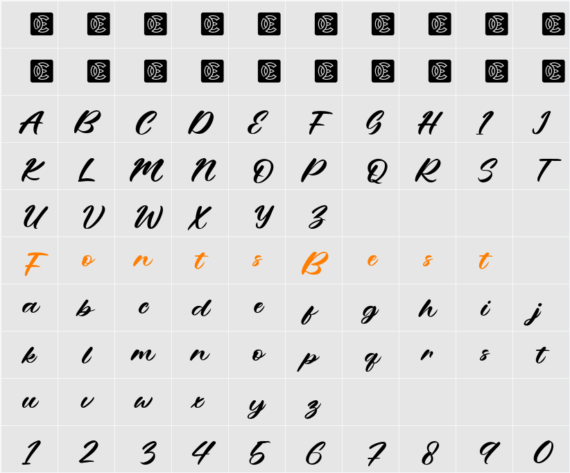 NCL Mahqusep Copisela Character Map