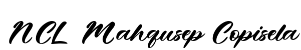 NCL Mahqusep Copisela Font Image