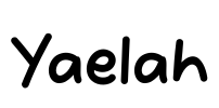 Yaelah Font Image