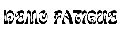 Demo Fatigue Font Image