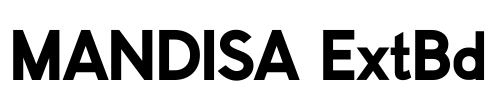MANDISA ExtBd Font Image