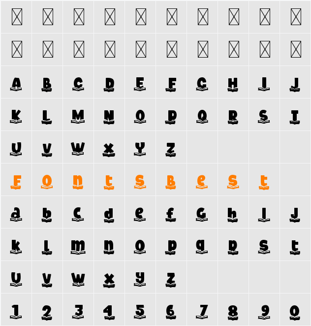 Study Symbol Book Character Map