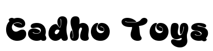 Cadho Toys Font Image