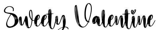 Sweety Valentine Font Image