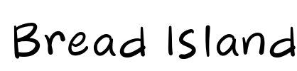 Bread Island Font Image
