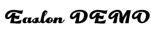 Easlon DEMO Font Image